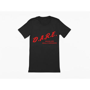 Unisex Black,  Say No To Drugs Streetwear T-Shirt